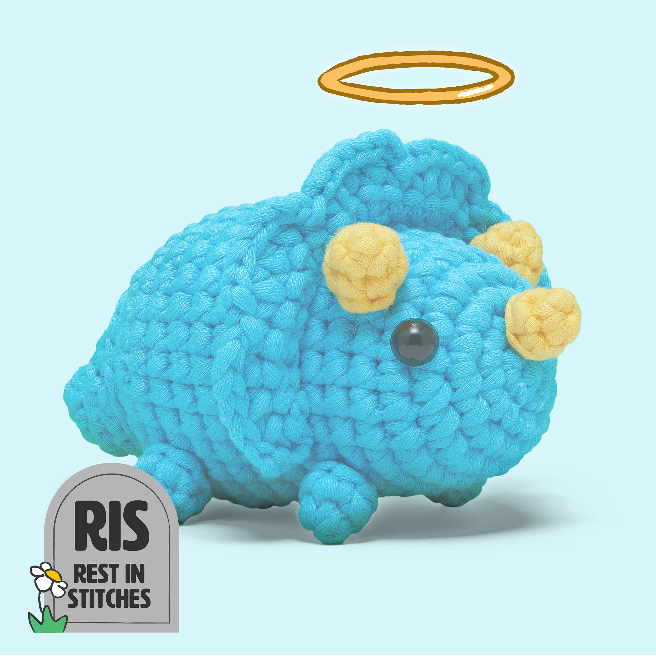 Oscar the Triceratops Crochet Kit