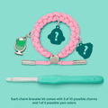The Woobles Charm Bracelet Kit: Secret Sweeties